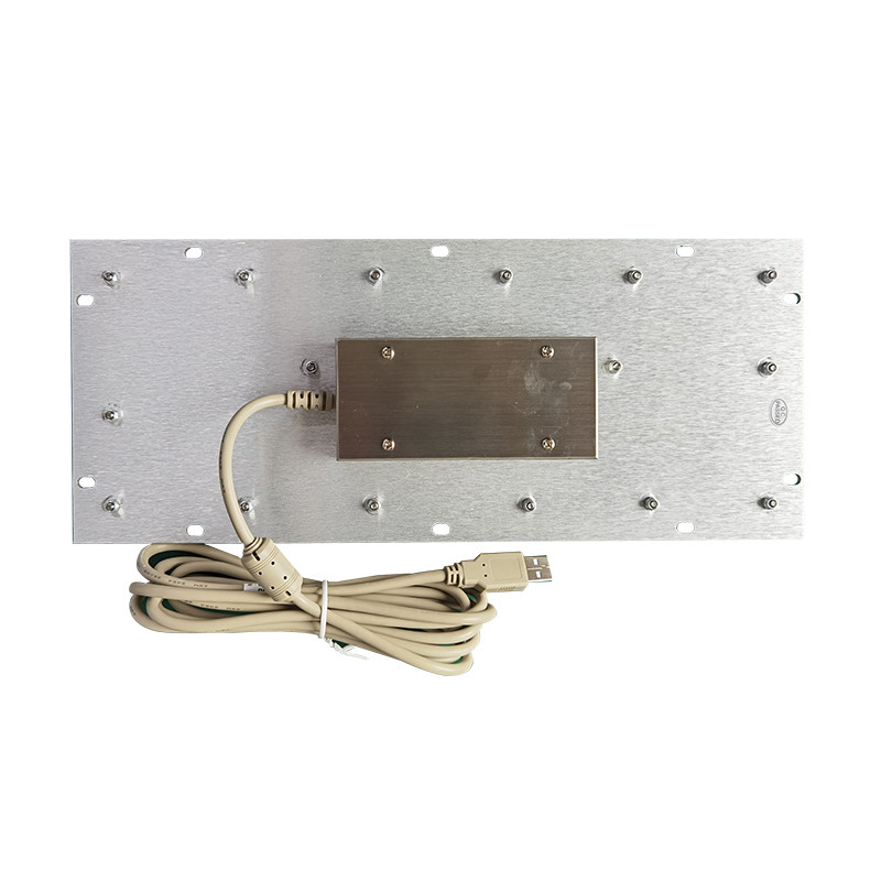 65 tuş Toz geçirmez IP65 Tıp Derecesi Klavye Paslanmaz Çelik Metal Klavye USB Arabirimi