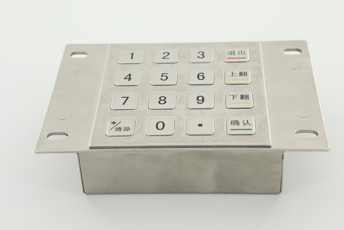 3.6N Keycaps Şifreli Pim Takımı 10 Sayısal Tuş PCI 4.0 ATM Makine Tuş Takımı
